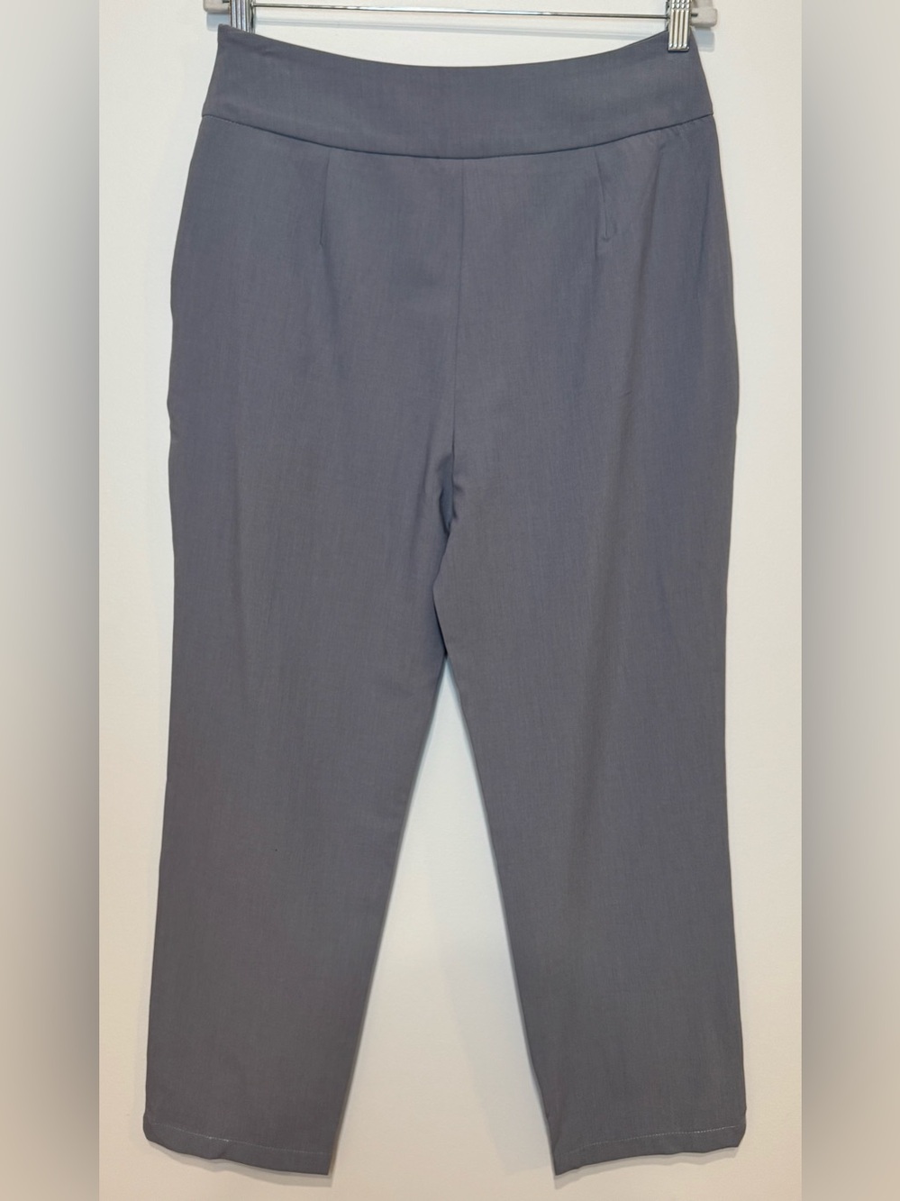 NEW CIDER Women’s Gray Tapered Trousers High Waist Lightweight Size L - Picture 4 of 9